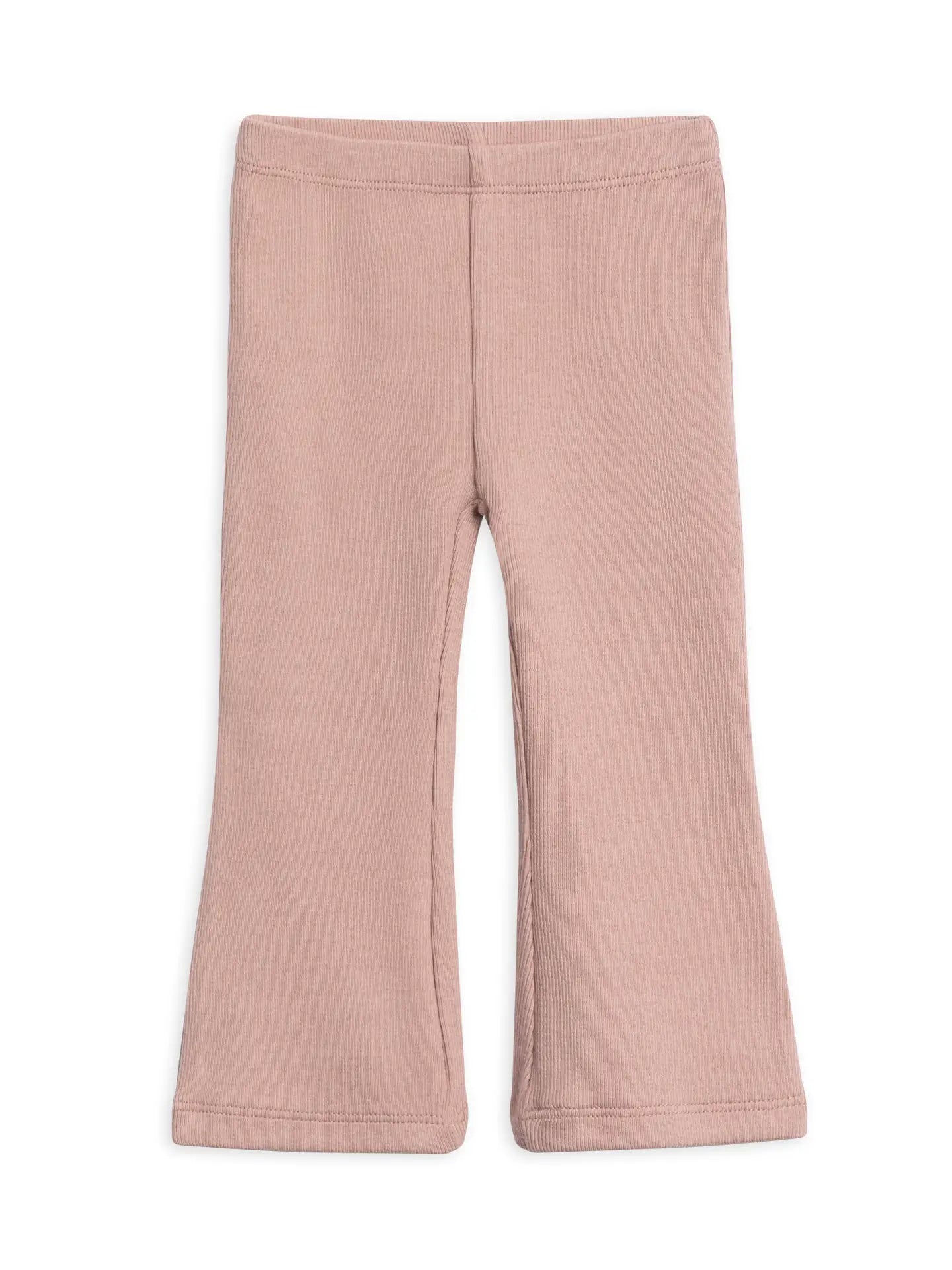 Fancy Flared & Fun Organic Cotton Ribbed Flare Pants