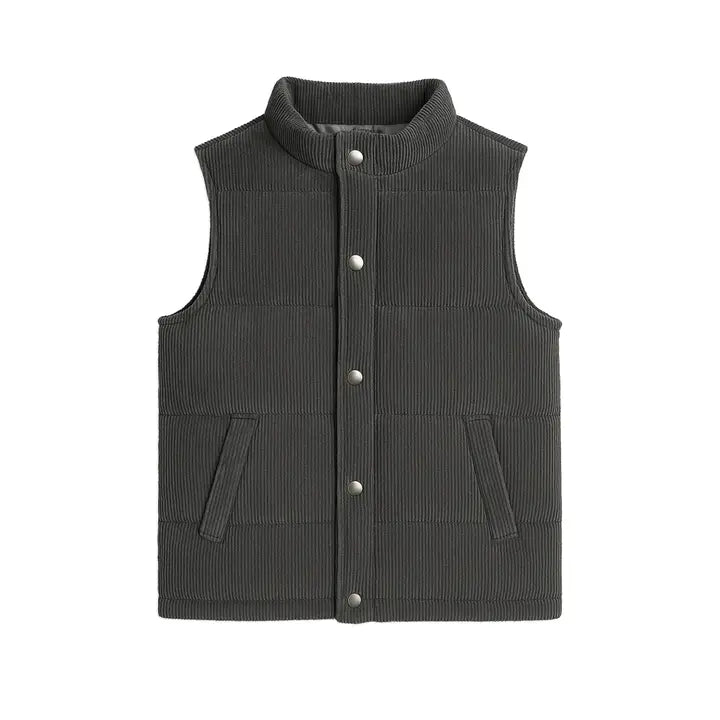 Piney Woods Adventurer Organic Cotton Corduroy Puff Vest