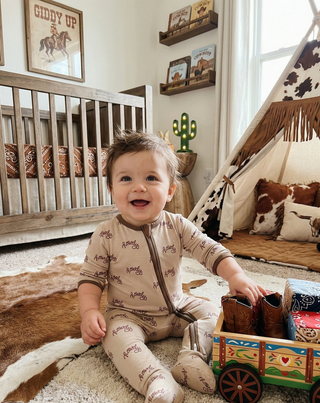 Modern boutique baby essentials from the Bleu & Co collection