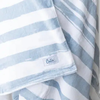 Kids Cotton Beach Towel & Wet Bag Set – Brush Stripe | Seaside Strolls