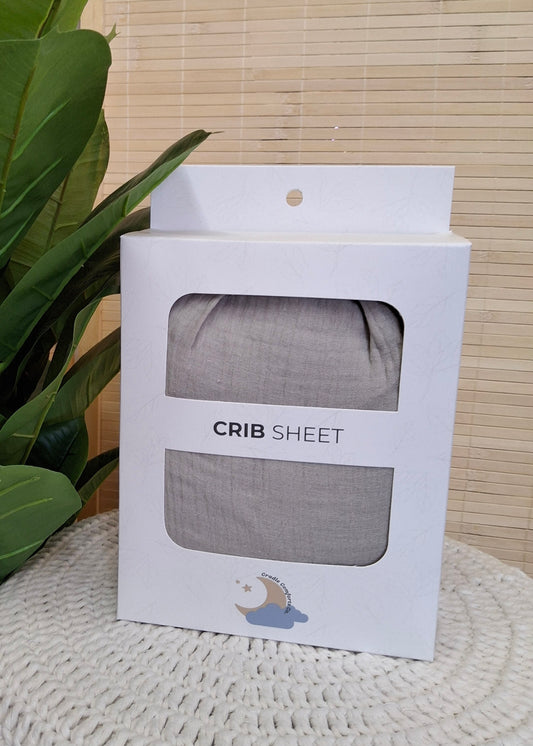 Tiny Dreamer Organic Cotton Gauze Crib Sheet