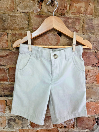 Organic Cotton Linen Blend Boys Chino Shorts – Classic Fit | Classic Gent