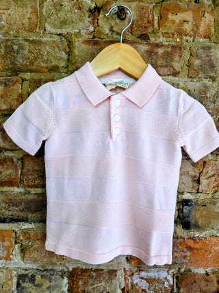 Organic Cotton Baby Boy Polo – Knit Short Sleeve | Proper Gentleman
