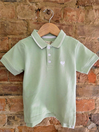 Organic Cotton Boys Polo – Pique Short Sleeve | Stride & Style