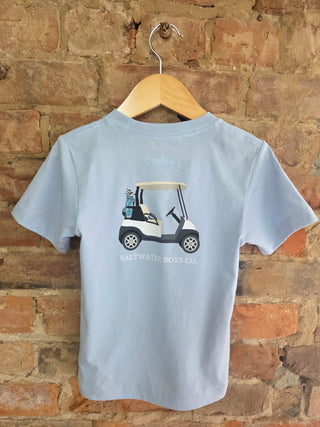Boys Graphic T-Shirt – Golf Cart Back Graphic | Little Golf Buddy