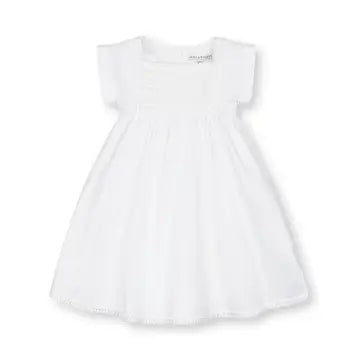 Angelic Crochet Charm Organic Cotton Empire Dress