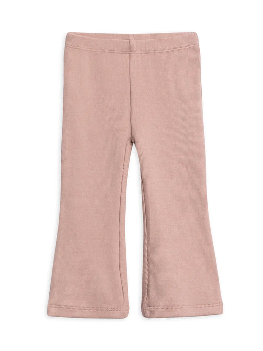 Fancy Flared & Fun Organic Cotton Ribbed Flare Pants