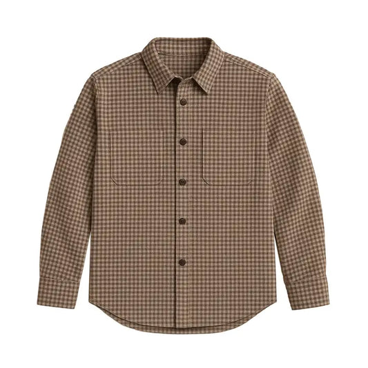 Little Gentleman Harvest Organic Cotton Gingham Flannel