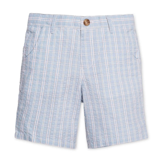 Little Gent Organic Cotton Seersucker Shorts
