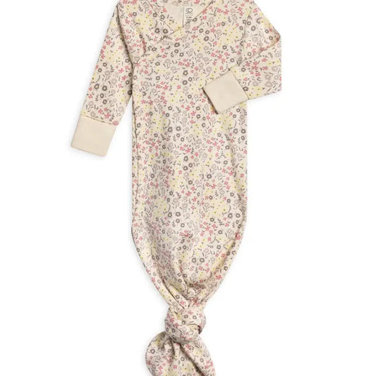 Little Wildflower Organic Cotton Kimono Gown