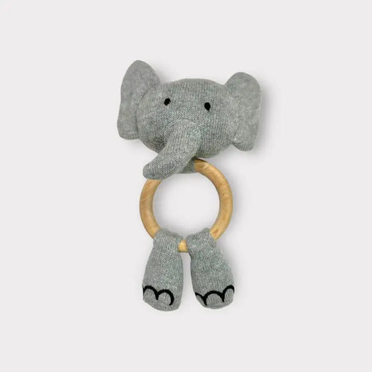 Here for the Peanuts Elephant Teething Rattle