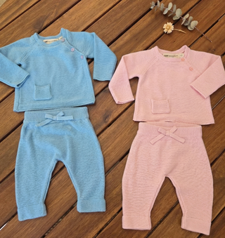Little Snuggle Organic Cotton Knit Set
