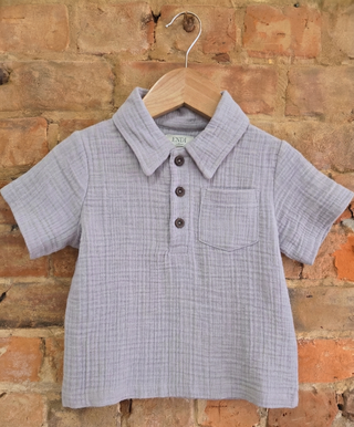 Resort Ready Organic Cotton Muslin Polo