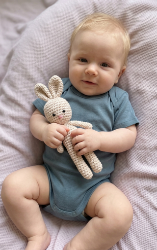 Organic Cotton Baby Bodysuit – Short Sleeve Essential | Neutral Basic
