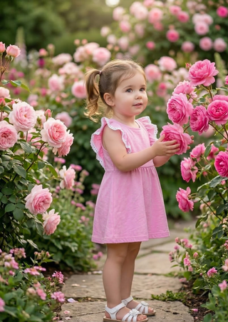 Organic Cotton Baby Girl Dress – Pink Ruffle Knit | Pretty In Pink
