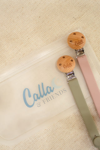 Baby Silicone Pacifier Clip & Teether Holder