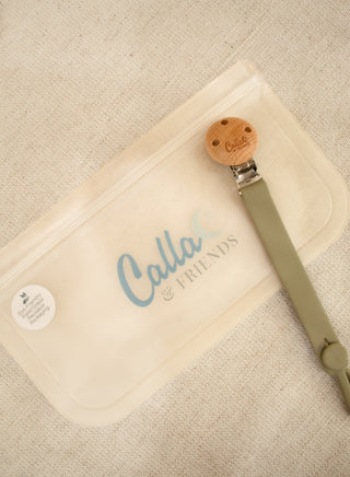 Baby Silicone Pacifier Clip & Teether Holder