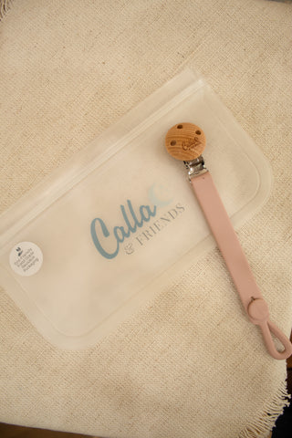 Baby Silicone Pacifier Clip & Teether Holder