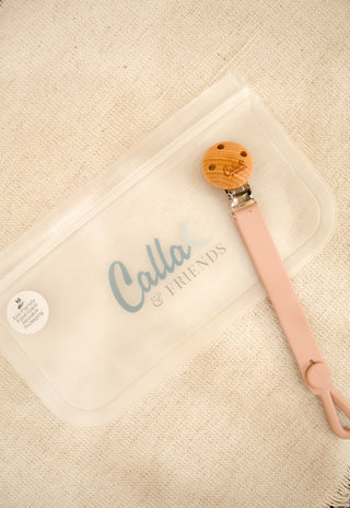 Baby Silicone Pacifier Clip & Teether Holder