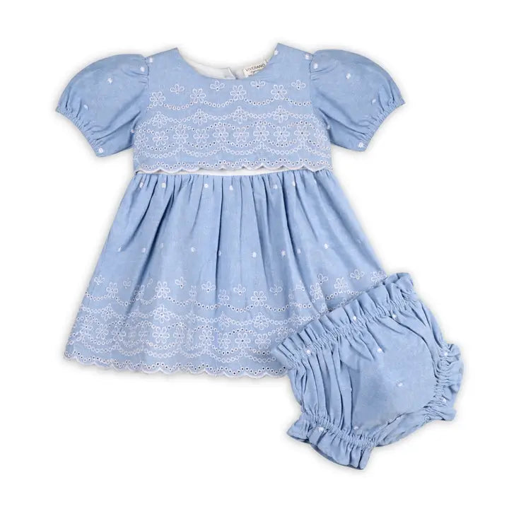 Bluebell Beauty Dress & Bloomer Set