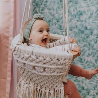 Boho Babe Organic Cotton Macrame Swing