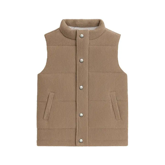 Piney Woods Adventurer Organic Cotton Corduroy Puff Vest