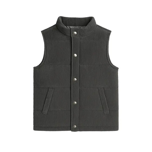 Piney Woods Adventurer Organic Cotton Corduroy Puff Vest