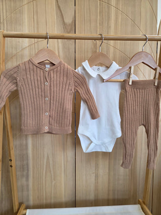 Boys Organic Cotton Knit 3-Piece Set