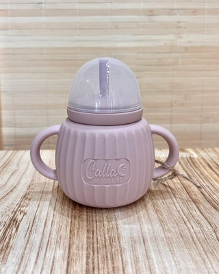 Silicone Straw Training Cup with Lid – Spill-Proof | Little Sips Trainer