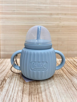 Silicone Straw Training Cup with Lid – Spill-Proof | Little Sips Trainer
