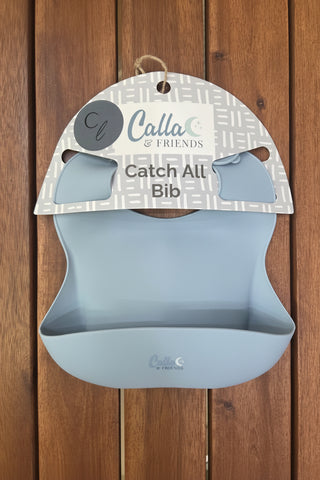 Silicone Baby Bib with Catch Pocket – Adjustable Fit | Mealtime Made Easy