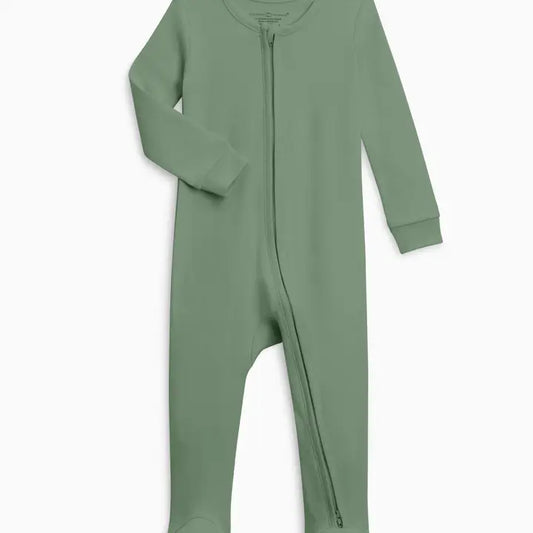 Zip Me to Sleep Organic Cotton Two Way Footie Sleeper